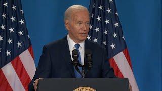 WATCH FULL: Biden holds news conference as Dems question viability of campaign