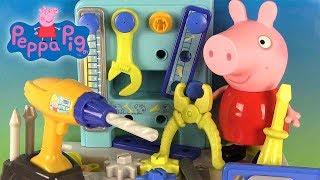 Peppa Pig Atelier de Bricolage Outils Perceuse Tournevis Electrique