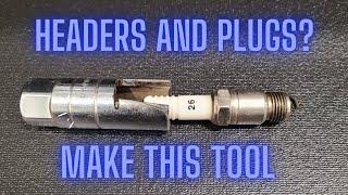 Spark Plug Access Problems With Headers? Make This Tool.