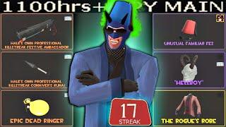 The Hellboy Spy1100+ Hours Main Experience (TF2 Gameplay)