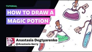 How to Draw a Magic Potion w/ Anastasia-berry | DeviantArt Tutorials