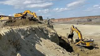 Liebherr 976 & Caterpillar 385C Excavators In Action - Sotiriadis/Labrianidis Mining Works