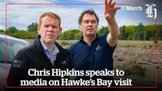 Chris Hipkins speaks to media on Hawke’s Bay visit  | nzherald.co.nz