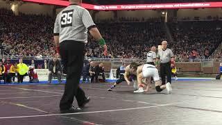 Ida's Hunter Assenmacher defeats Sean Spidle for his 3rd MHSAA wrestling title