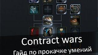 Contract wars - гайд по прокачке умений