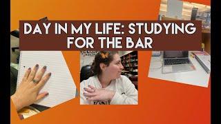 Day In My Life: studying for the bar exam