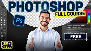 Adobe Photoshop Course for Beginners [12 Hours] | Photoshop Tutorial for All Shapes & Tools