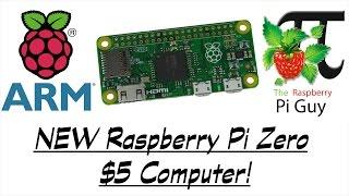 NEW Raspberry Pi Zero - $5 Computer!