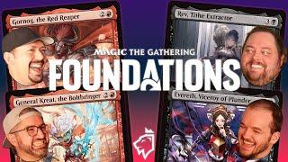 Gornog vs Rev vs Evereth vs General Kreat | Foundations Commander Gameplay