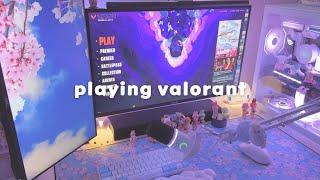 chill valorant night on my cozy pc  | lofi music gaming