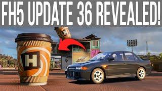 Forza Horizon 5 Update 36 NEW COFFEE SHOP REVEALED!