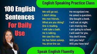 100 English sentences you can use in conversation | 100 Short Sentences For Beginners