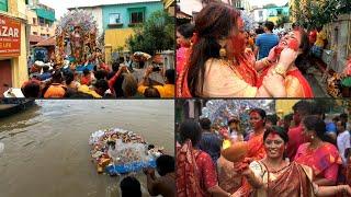 Large idols of Goddess Durga immersed in Ganges at end of Indian festival | AFP