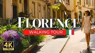 Florence Italy 4k - Walking Tour - Ambient Soundscapes 