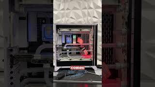 FILLING A CUSTOM LOOP PC!  #custom #watercooling #pc #gamingpc #pcgaming #egirl #gamerguy