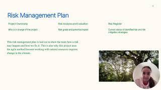 APPLE COMPANY   FOREST PROTECTION PROJECT PLAN PRESENTATION