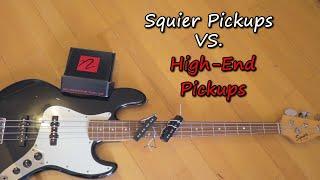 Nordstrand NJ4SV Jazz Bass Pickups Vs. Squier Affinity Stock Pickups. CAN YOU HEAR THE DIFFERENCE?