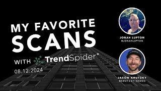 My Favorite Scans / Webcast with TrendSpider (Episode 2)