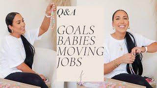 Q&A + making phone beads! BABY PLANS, GOALS, FULL-TIME JOB, MOVING?