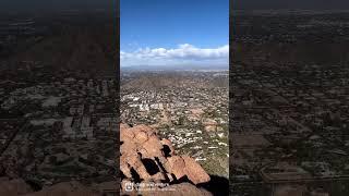 View from the top of Camelback Mountain #arizona #hiking #redrock #phoenix #view #views