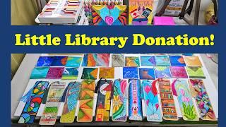 Creating Art for Kindness | Making Art to Give Away for a Little Library
