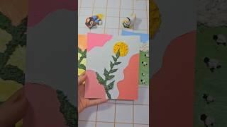 DIY Tissue paper art  #shortvideo #diy #art #shorts