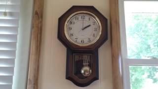 Vintage Heirloom Regulator Chiming Wall Clock