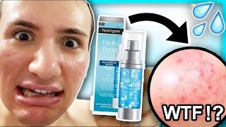 I tried Neutrogena HYDRO BOOST WATER GEL SERUM for ONE WEEK!