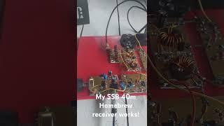 My DIY 40m receiver works! | Ham Radio