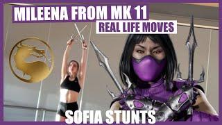 DOING REAL LIFE MILEENA MOVES! - Sofia Stunts