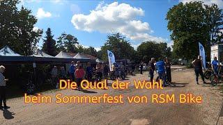 Sommerfest bei RSM Bike und die Qual der Wahl                      Vlog25/23