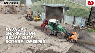 Padagas Shark 300H Heavy Duty Rotary Sweeper | Available from Spaldings Ltd