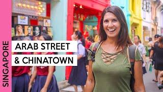 SINGAPORE tour at Arab Quarter and Chinatown | Haji Lane, Sultan Mosque & more