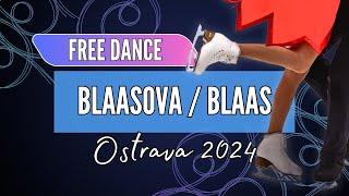 Natalie BLAASOVA / Filip BLAAS (CZE) | Junior Ice Dance Free Dance | Ostrava 2024