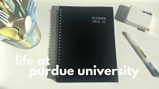 life at purdue university | hybrid semester, campus food and activities, hanging out with friends