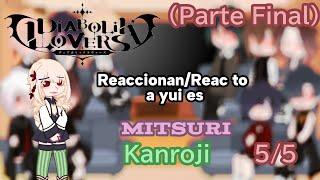 ︎Diabolik Lovers reaccionan/react to a Yui es Mitsuri Kanroji(Kny-Español/Inglés)5/5(P.Final)︎