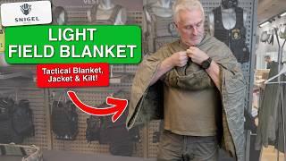 Snigel Light Field Blanket - By SnigelDesign Sweden - Tactical Protection again wind, rain and cold.