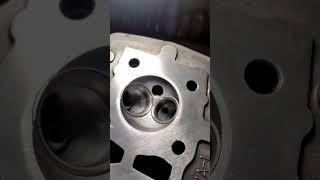 Honda 125cc Cylinder Head Porting And Full Restoration #automobile #shortvideo #machine #porting