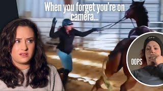 Horse Trainer Throws A Temper Tantrum & IT'S HILARIOUS