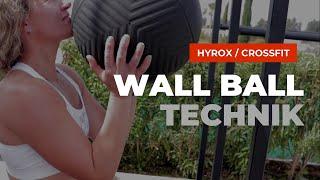 Verbessere Deine Wall Ball Technik für Hyrox & CrossFit