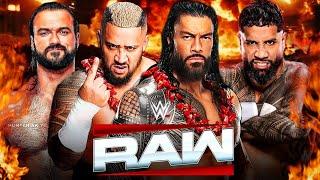 Roman Reigns & Jey Uso vs Solo Sikoa & Drew McIntyre WWE Raw Netflix Tag Team - FULL MATCH