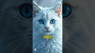 Frost, the Winter Hope Cat: Spreading Love in the Cold! #cuteanimals #ytshorts #trending #shorts