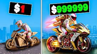 Every time I crash my bike gets more expensive in GTA 5