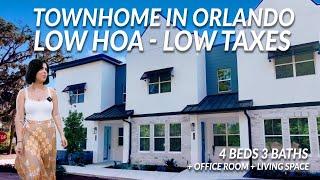 TownHome in Orlando Low HOA Low Taxes +LIVING SPACE + OFFICE ROOM