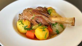 HOW TO COOK LAMB SHANKS ? EASY TENDER LAMB SHANKS RECIPE WITH POTATOES (subtitle)