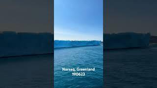 Narsaq , Greenland #cruise #trending #greenland #ice #iceberg