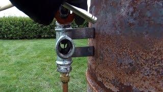 Simple to Make Waste Oil Burner .. Incinerator .. Free Heat