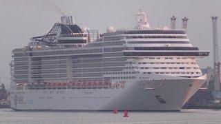 MSC PREZIOSA WITH CELEBRITY BEYOND & MEIN SCHIFF 3 ARRIVING TODAY 27/04/22