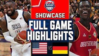 Germany vs Team Usa [FULL GAME HIGHLIGHTS] July 22, 2024 | USA Basketball Showcase | Olympics 2024