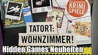 Alle Hidden Games Neuheiten für die SPIEL 2024 - Teil 8 + Infos zu Krimispielen bzw. Krimifällen